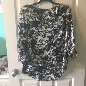 Floral chiffon top